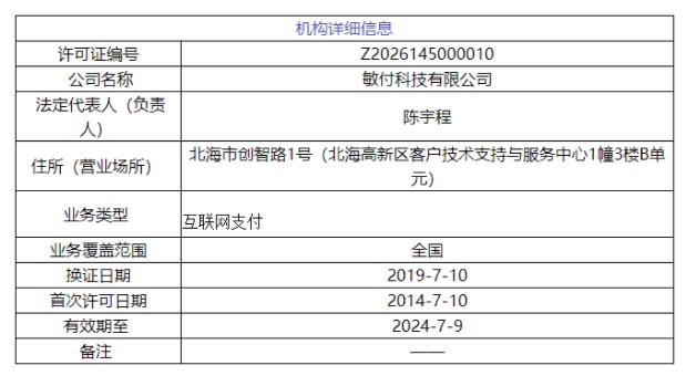 敏付科技存七个支付结算漏洞，被公安约谈