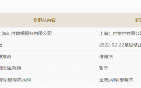 上海汇付天下更名，汇付支付来了